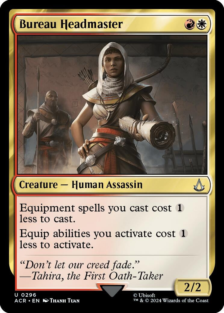 Image for Bureau Headmaster (296) [Universes Beyond: Assassin's Creed] - Magic: The Gathering