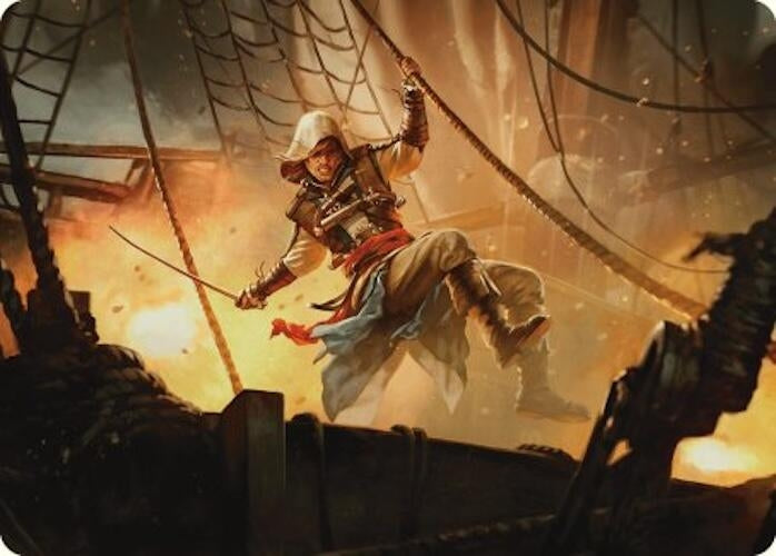 Image for Edward Kenway Art Card (5) [Universes Beyond: Assassin's Creed] - Magic: The Gathering