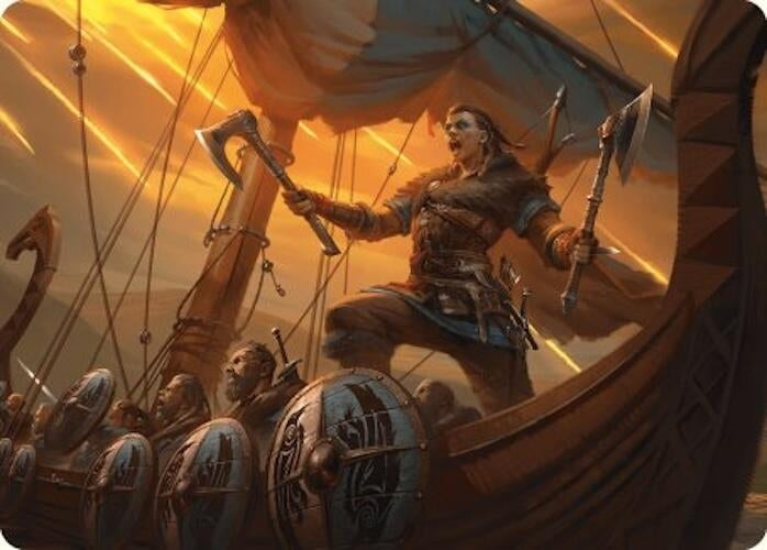 Image for Eivor, Battle-Ready Art Card (18) [Universes Beyond: Assassin's Creed] - Magic: The Gathering