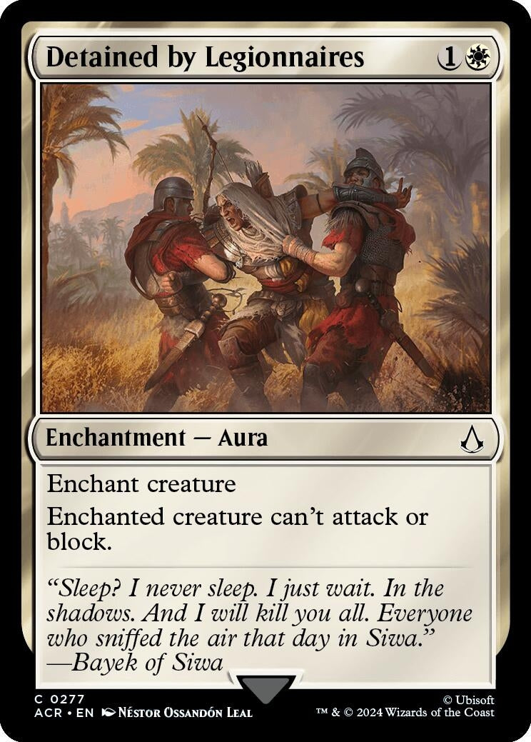 Image for Detained by Legionnaires (277) [Universes Beyond: Assassin's Creed] - Magic: The Gathering
