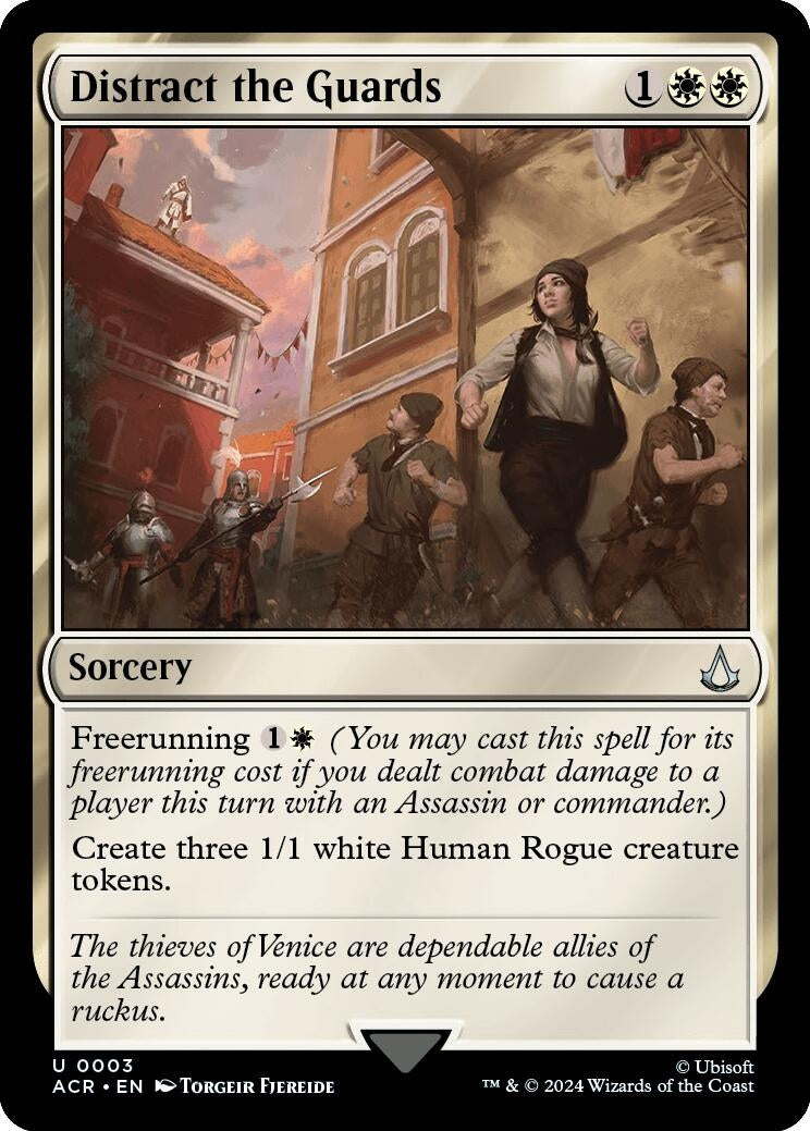 Image for Distract the Guards (3) [Universes Beyond: Assassin's Creed] - Magic: The Gathering