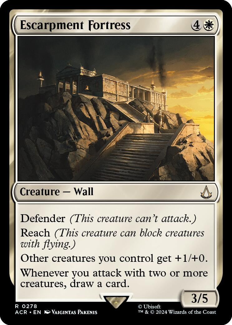 Image for Escarpment Fortress (278) [Universes Beyond: Assassin's Creed] - Magic: The Gathering