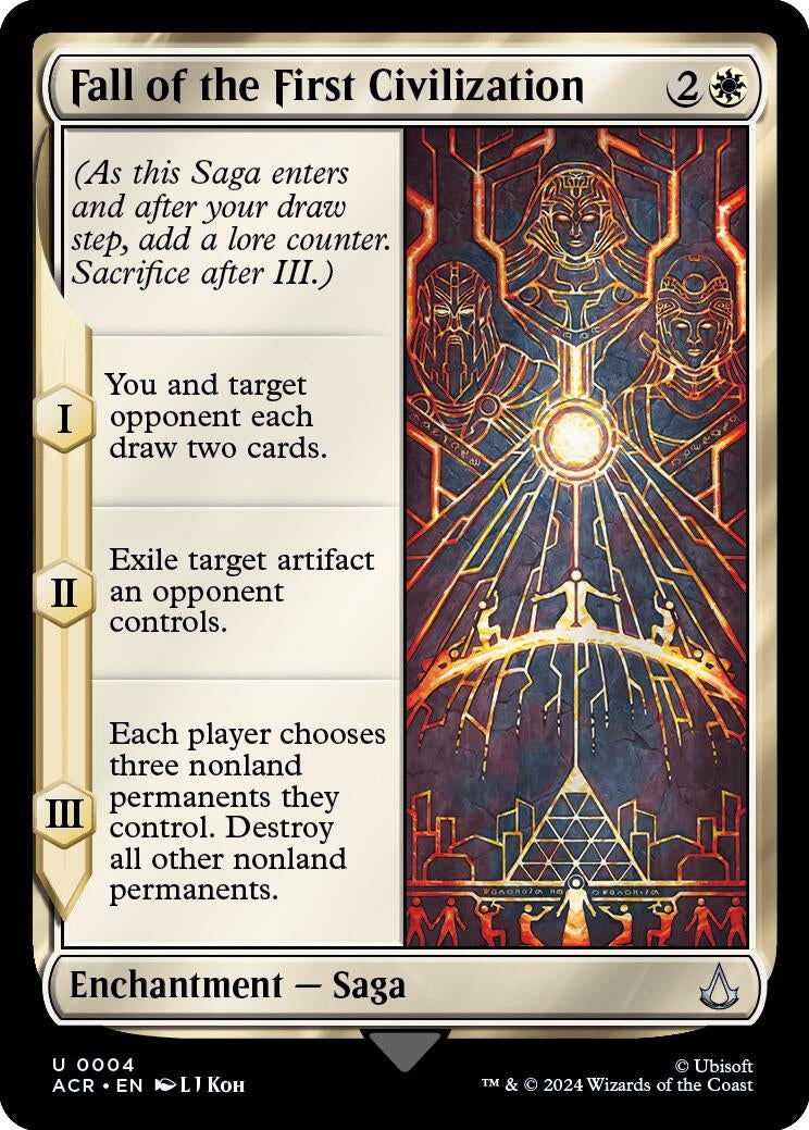 Image for Fall of the First Civilization (4) [Universes Beyond: Assassin's Creed] - Magic: The Gathering