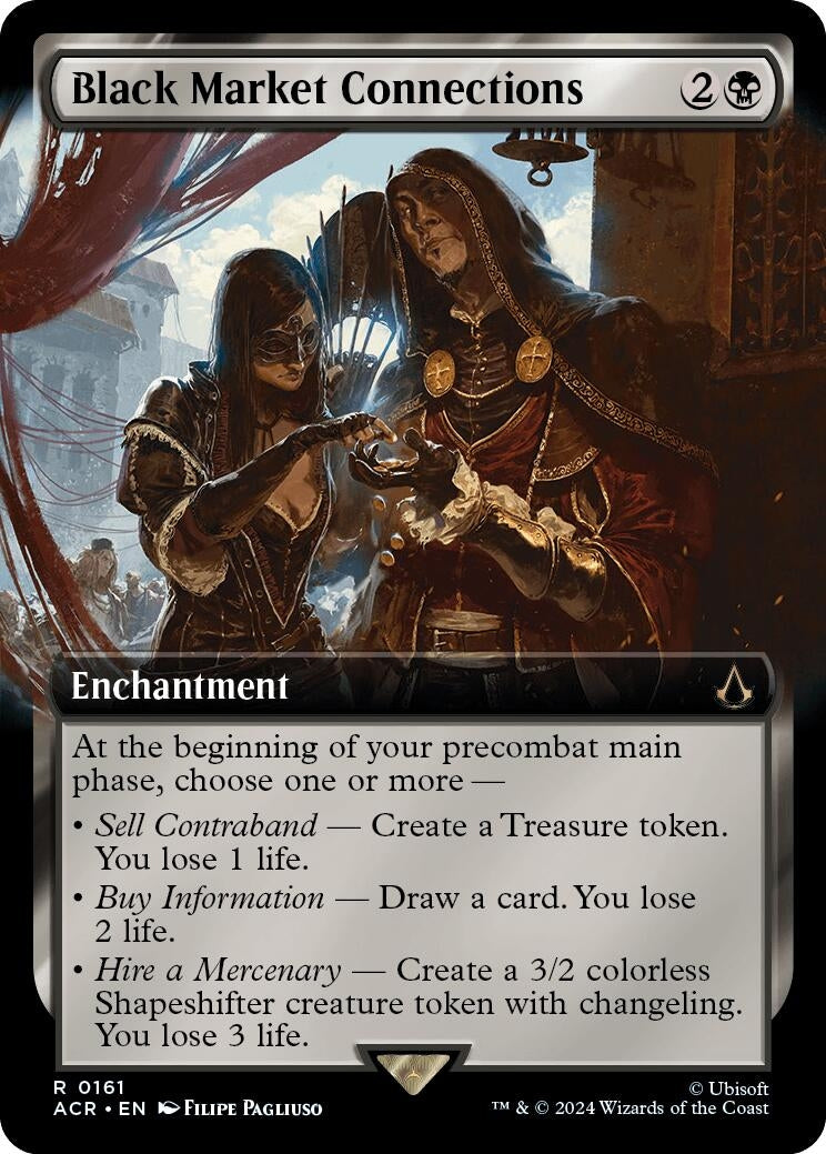 Image for Black Market Connections (Extended Art) (161) [Universes Beyond: Assassin's Creed] - Magic: The Gathering