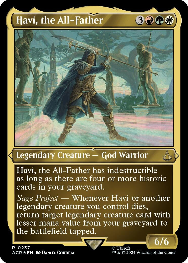 Image for Havi, the All-Father (Foil Etched) (237) [Universes Beyond: Assassin's Creed] - Magic: The Gathering