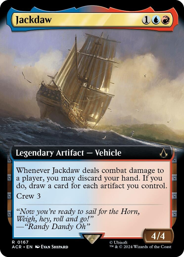 Image for Jackdaw (Extended Art) (167) [Universes Beyond: Assassin's Creed] - Magic: The Gathering