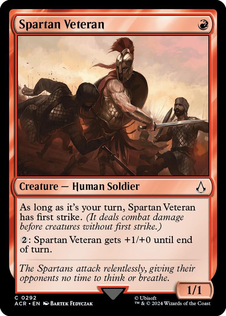 Image for Spartan Veteran (292) [Universes Beyond: Assassin's Creed] - Magic: The Gathering