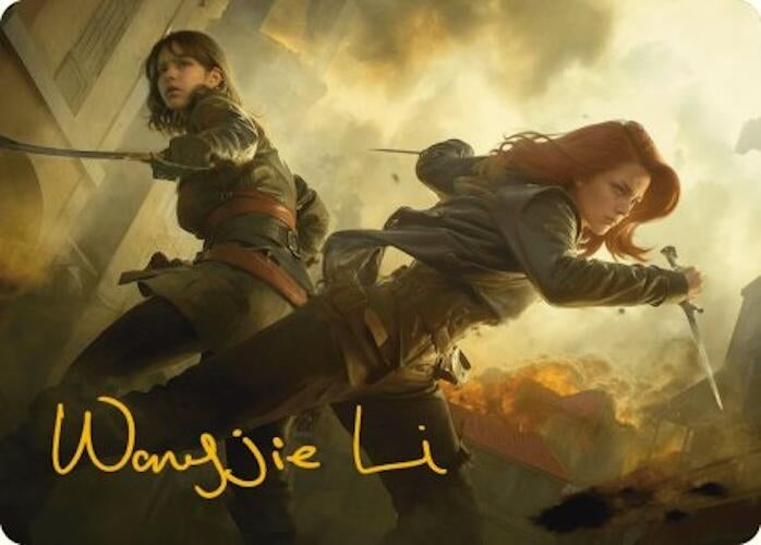 Image for Mary Read and Anne Bonny Art Card (Gold-Stamped Signature) (7) [Universes Beyond: Assassin's Creed] - Magic: The Gathering