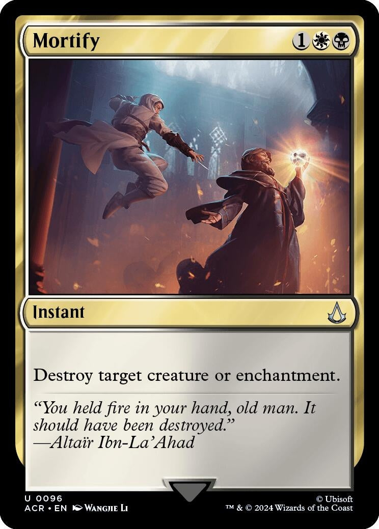 Image for Mortify (96) [Universes Beyond: Assassin's Creed] - Magic: The Gathering