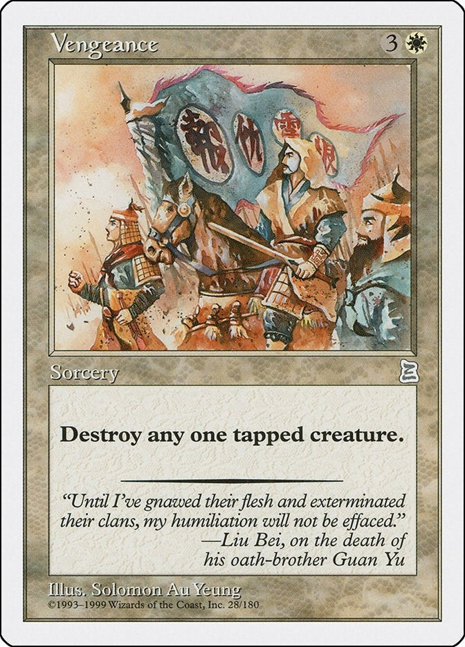 Image for Vengeance (28) [Portal Three Kingdoms] - Magic: The Gathering