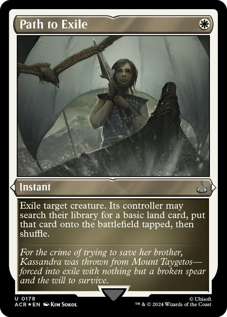 Image for Path to Exile (Foil Etched) (178) [Universes Beyond: Assassin's Creed] - Magic: The Gathering