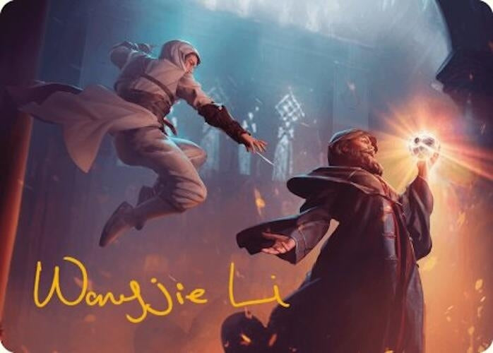 Image for Mortify Art Card (Gold-Stamped Signature) (12) [Universes Beyond: Assassin's Creed] - Magic: The Gathering
