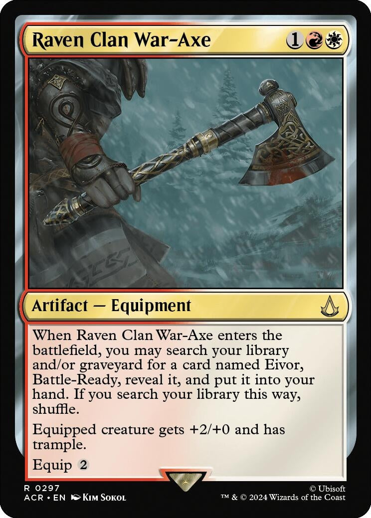 Image for Raven Clan War-Axe (297) [Universes Beyond: Assassin's Creed] - Magic: The Gathering