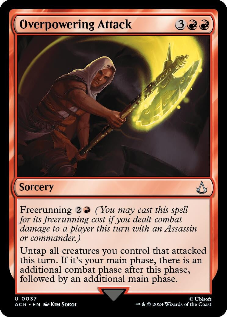 Image for Overpowering Attack (37) [Universes Beyond: Assassin's Creed] - Magic: The Gathering