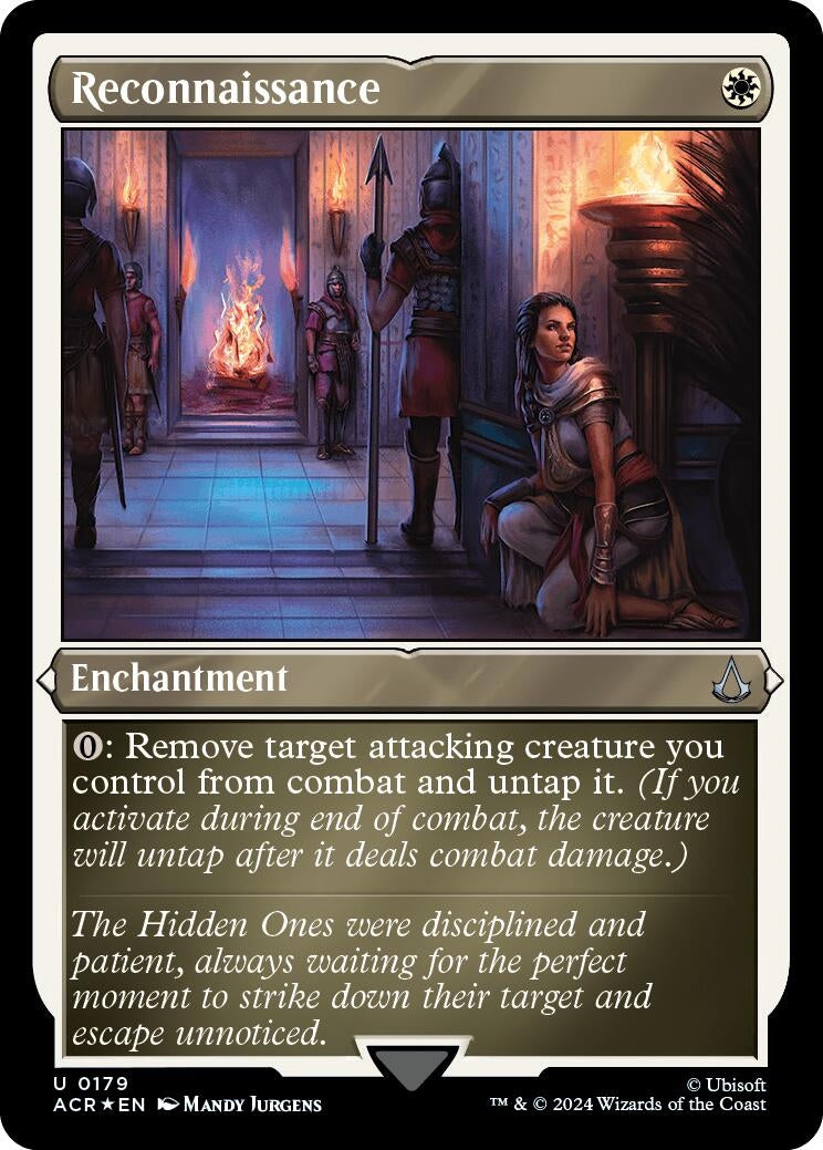 Image for Reconnaissance (Foil Etched) (179) [Universes Beyond: Assassin's Creed] - Magic: The Gathering