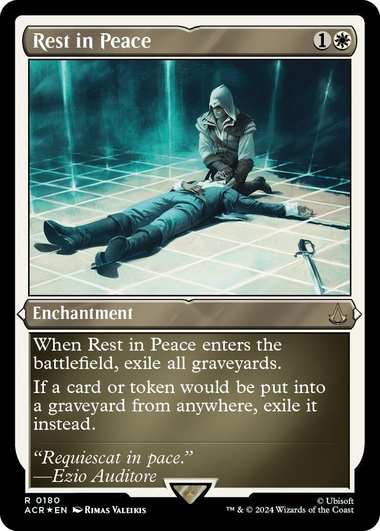 Image for Rest in Peace (Foil Etched) (180) [Universes Beyond: Assassin's Creed] - Magic: The Gathering