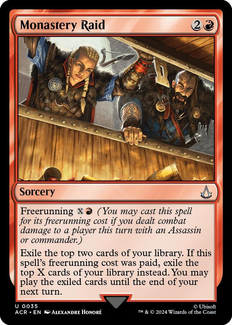 Image for Monastery Raid (35) [Universes Beyond: Assassin's Creed] - Magic: The Gathering
