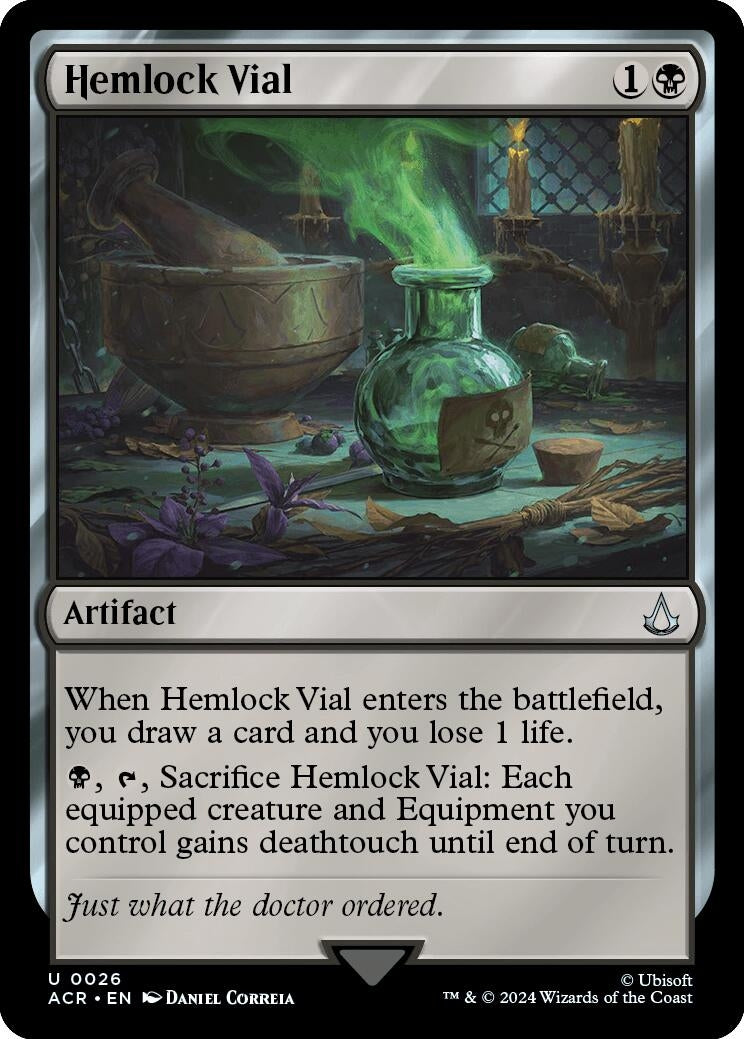 Image for Hemlock Vial (26) [Universes Beyond: Assassin's Creed] - Magic: The Gathering