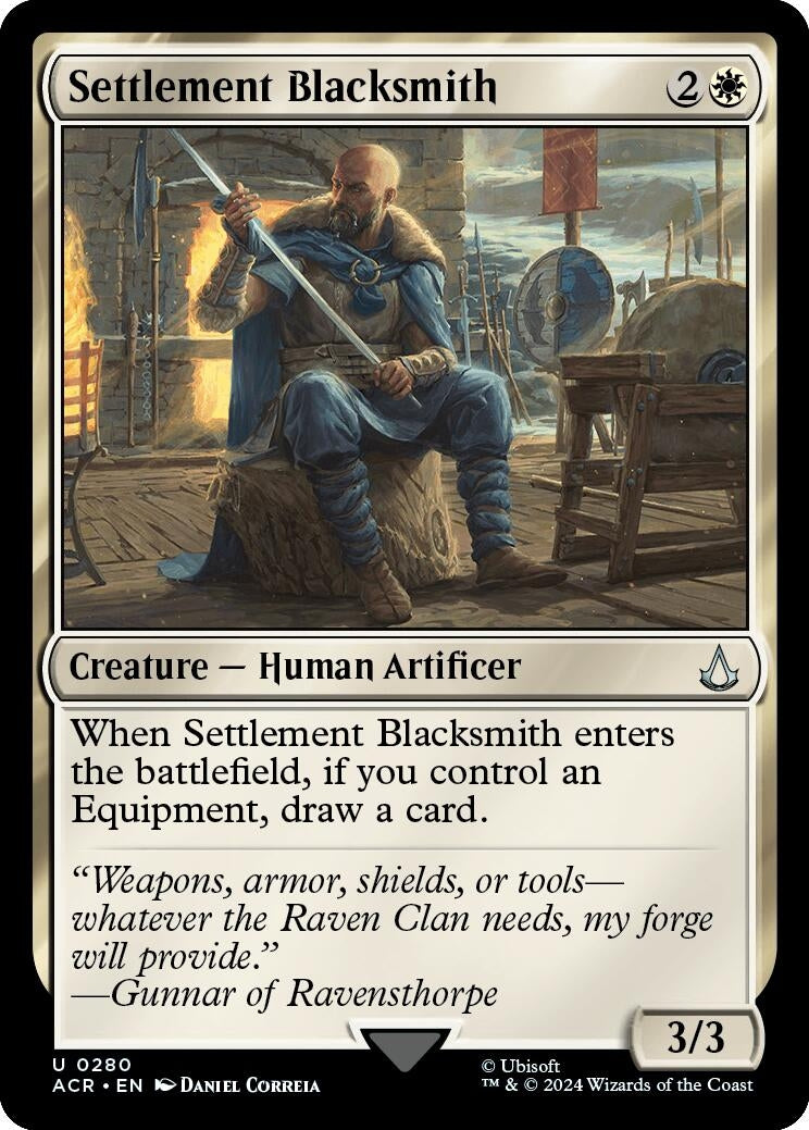Image for Settlement Blacksmith (280) [Universes Beyond: Assassin's Creed] - Magic: The Gathering