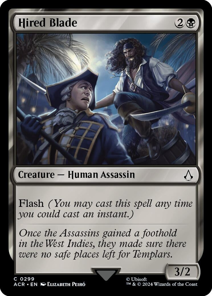 Image for Hired Blade (299) [Universes Beyond: Assassin's Creed] - Magic: The Gathering