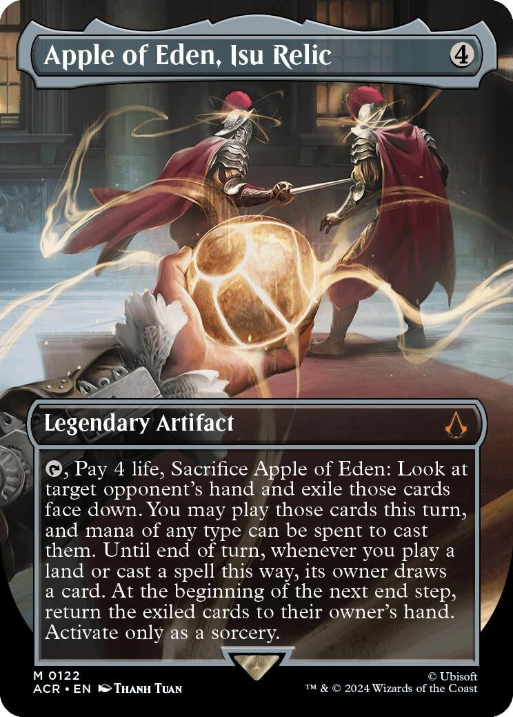 Image for Apple of Eden, Isu Relic (Borderless) (122) [Universes Beyond: Assassin's Creed] - Magic: The Gathering