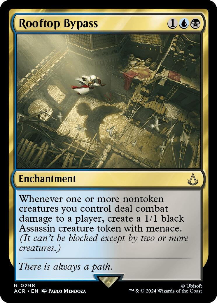 Image for Rooftop Bypass (298) [Universes Beyond: Assassin's Creed] - Magic: The Gathering