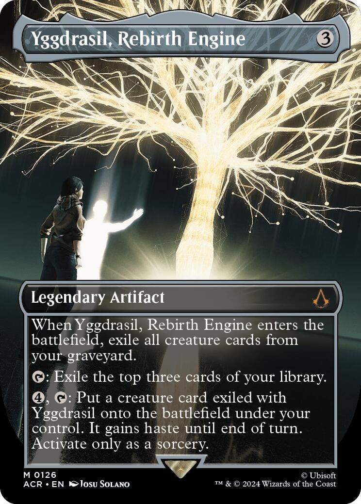 Image for Yggdrasil, Rebirth Engine (Borderless) (126) [Universes Beyond: Assassin's Creed] - Magic: The Gathering