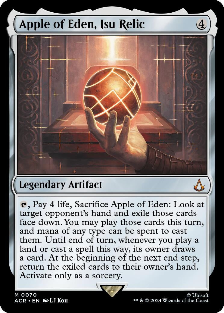 Image for Apple of Eden, Isu Relic (70) [Universes Beyond: Assassin's Creed] - Magic: The Gathering