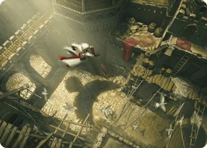 Image for Rooftop Bypass Art Card (20) [Universes Beyond: Assassin's Creed] - Magic: The Gathering