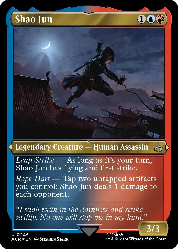 Image for Shao Jun (Foil Etched) (246) [Universes Beyond: Assassin's Creed] - Magic: The Gathering