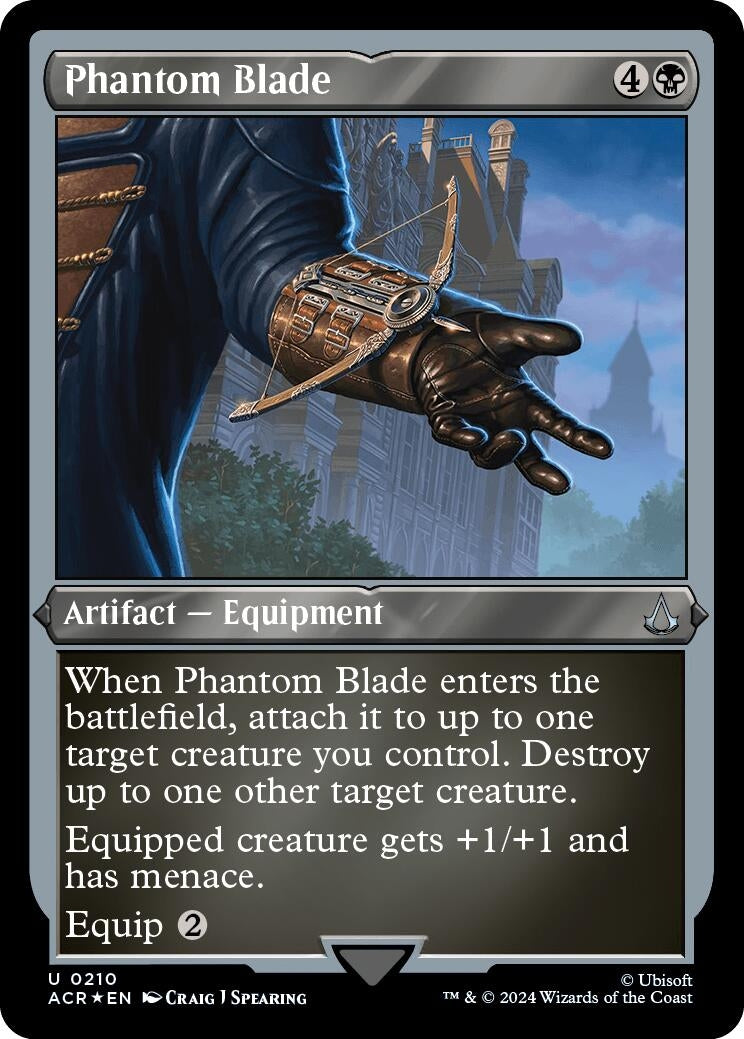 Image for Phantom Blade (Foil Etched) (210) [Universes Beyond: Assassin's Creed] - Magic: The Gathering