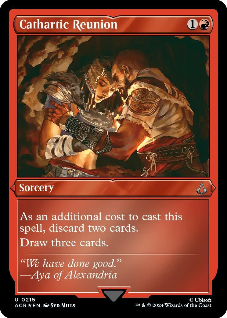 Image for Cathartic Reunion (Foil Etched) (215) [Universes Beyond: Assassin's Creed] - Magic: The Gathering
