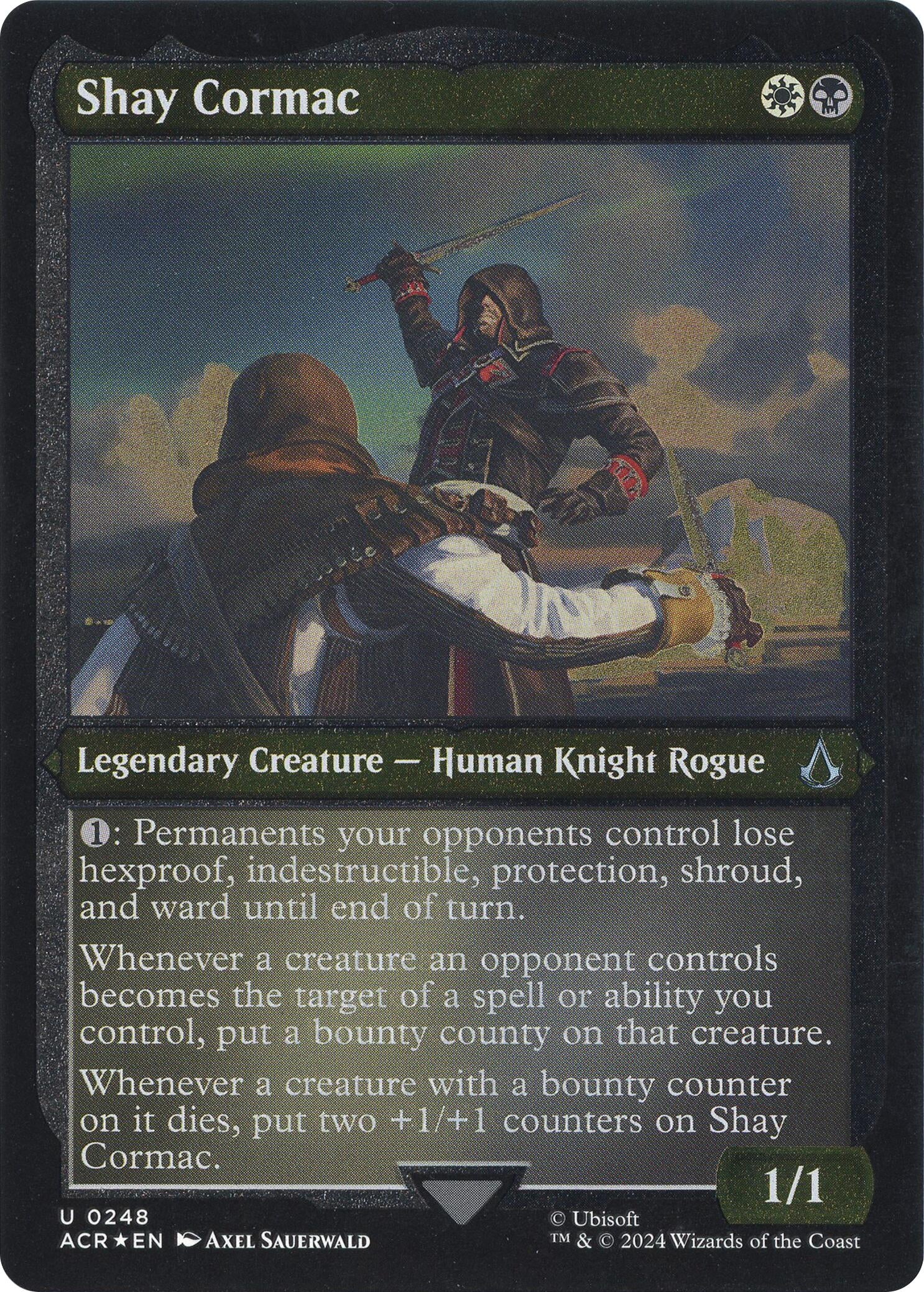 Image for Shay Cormac (Foil Etched) (248) [Universes Beyond: Assassin's Creed] - Magic: The Gathering