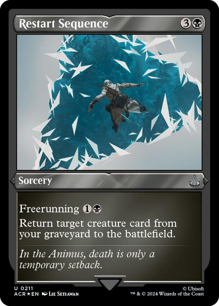 Image for Restart Sequence (Foil Etched) (211) [Universes Beyond: Assassin's Creed] - Magic: The Gathering