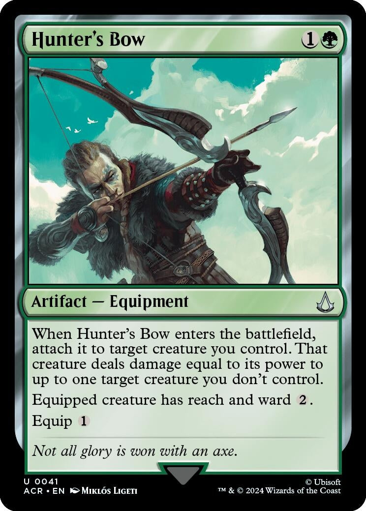 Image for Hunter's Bow (41) [Universes Beyond: Assassin's Creed] - Magic: The Gathering