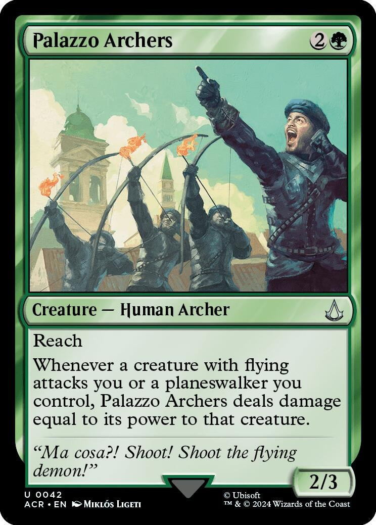 Image for Palazzo Archers (42) [Universes Beyond: Assassin's Creed] - Magic: The Gathering