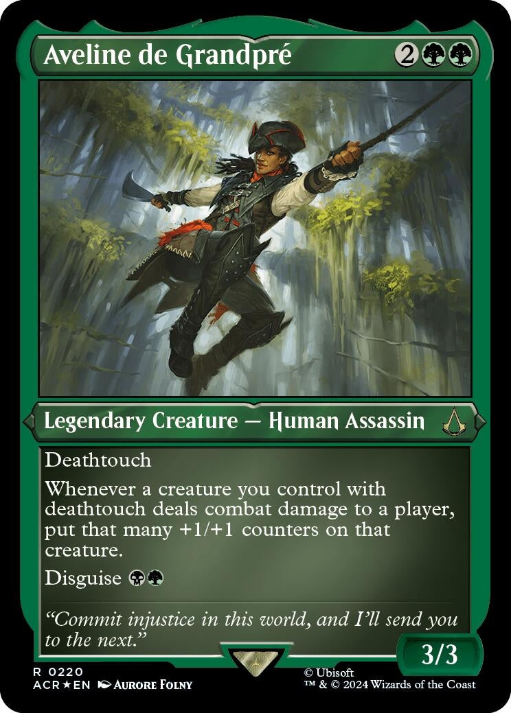 Image for Aveline de Grandpre (Foil Etched) (220) [Universes Beyond: Assassin's Creed] - Magic: The Gathering