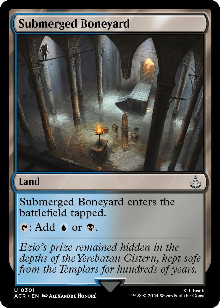 Image for Submerged Boneyard (301) [Universes Beyond: Assassin's Creed] - Magic: The Gathering