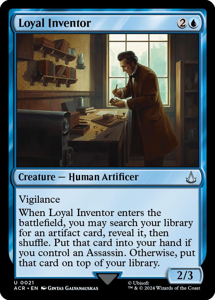 Image for Loyal Inventor (21) [Universes Beyond: Assassin's Creed] - Magic: The Gathering