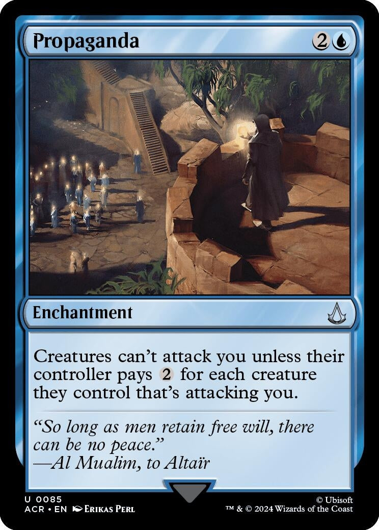 Image for Propaganda (85) [Universes Beyond: Assassin's Creed] - Magic: The Gathering