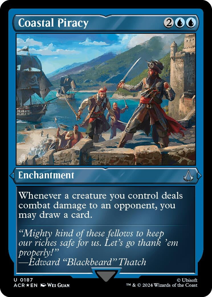 Image for Coastal Piracy (Foil Etched) (187) [Universes Beyond: Assassin's Creed] - Magic: The Gathering