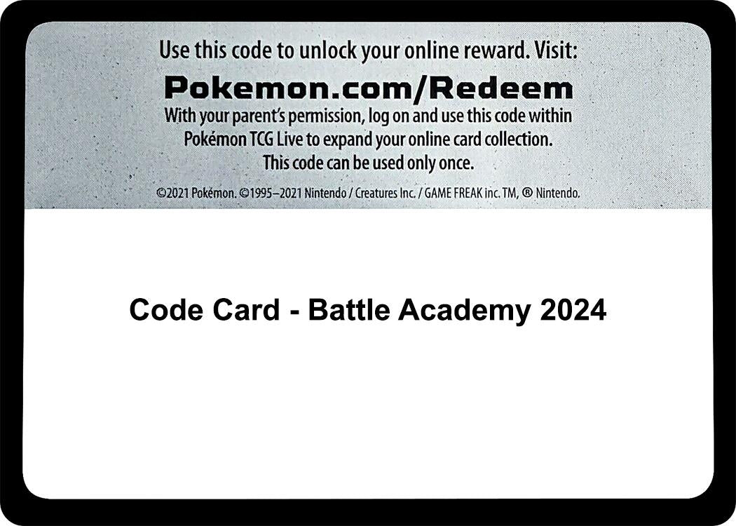 Image for Code Card - Battle Academy 2024 [Battle Academy 2024] - Pokemon