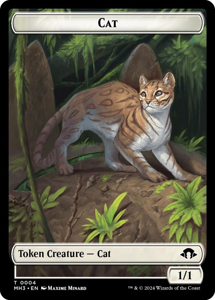 Image for Cat // Energy Reserve Double-Sided Token (4 // 36) [Modern Horizons 3] - Magic: The Gathering