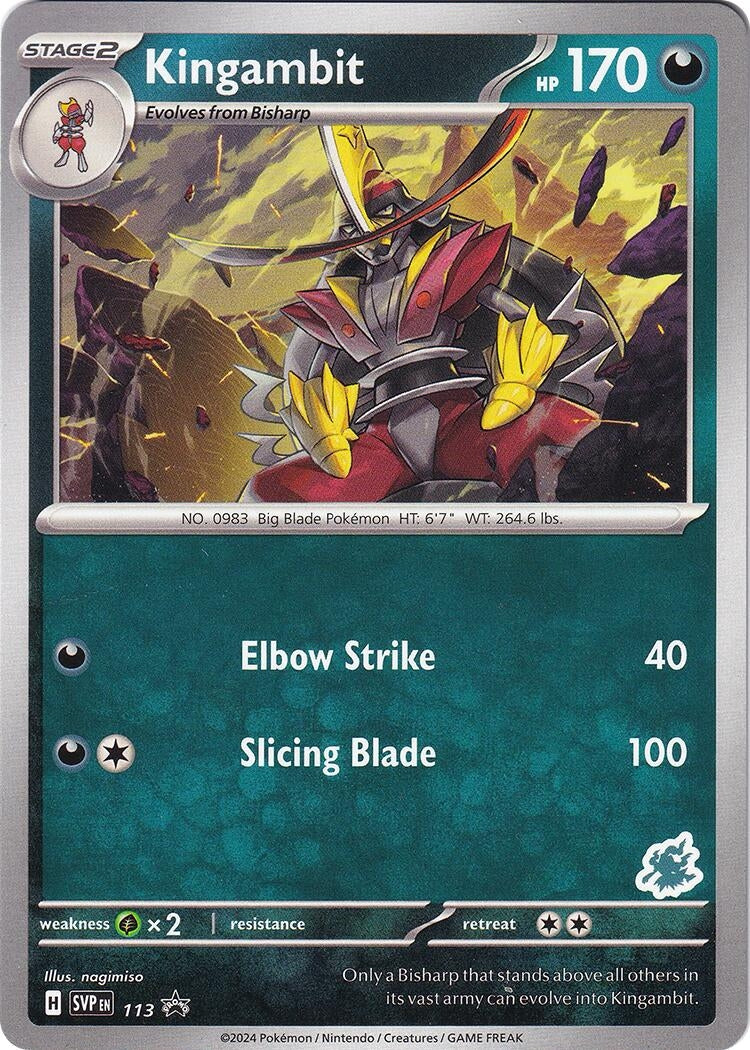 Image for Kingambit - Darkrai Deck (113) [Battle Academy 2024] - Pokemon