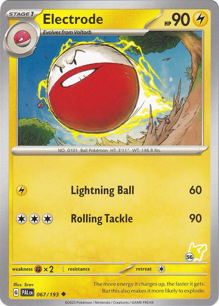 Image for Electrode - Pikachu 56 (067/193) [Battle Academy 2024] - Pokemon