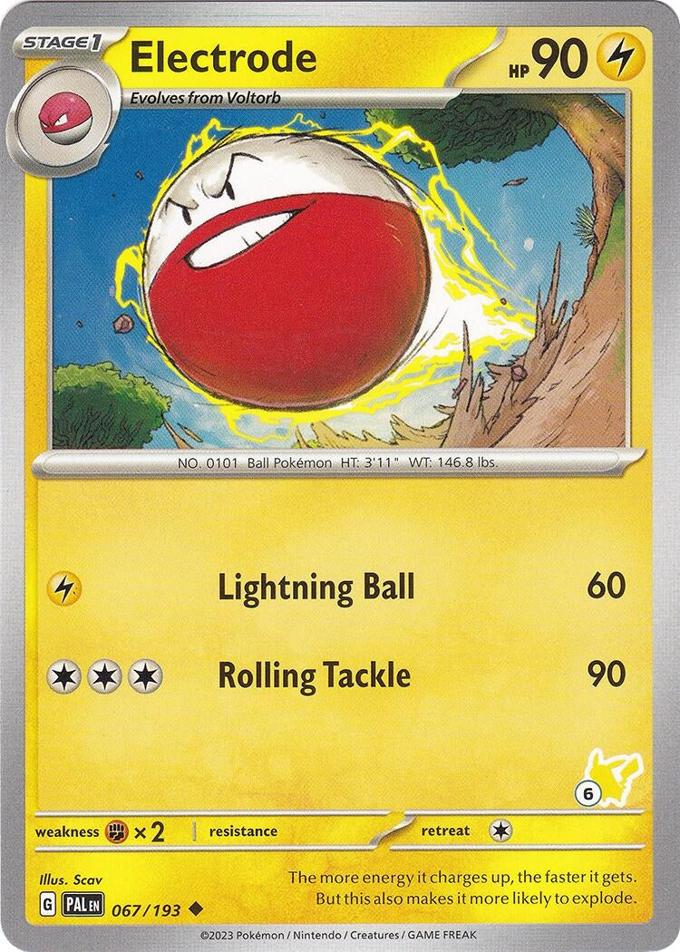 Image for Electrode - Pikachu 6 (067/193) [Battle Academy 2024] - Pokemon
