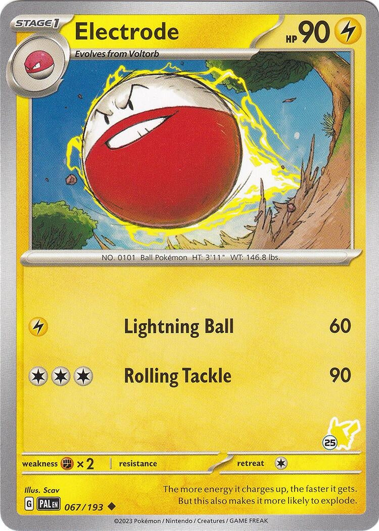 Image for Electrode - Pikachu 25 (067/193) [Battle Academy 2024] - Pokemon