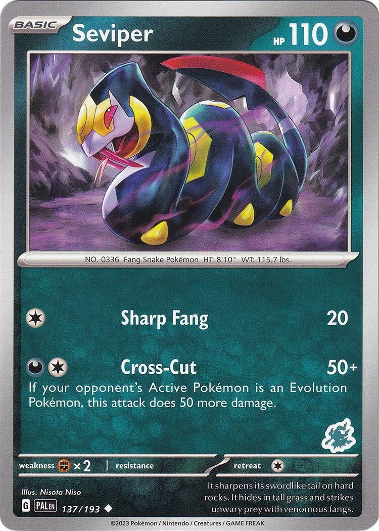 Image for Seviper - Darkrai Deck (137/193) [Battle Academy 2024] - Pokemon
