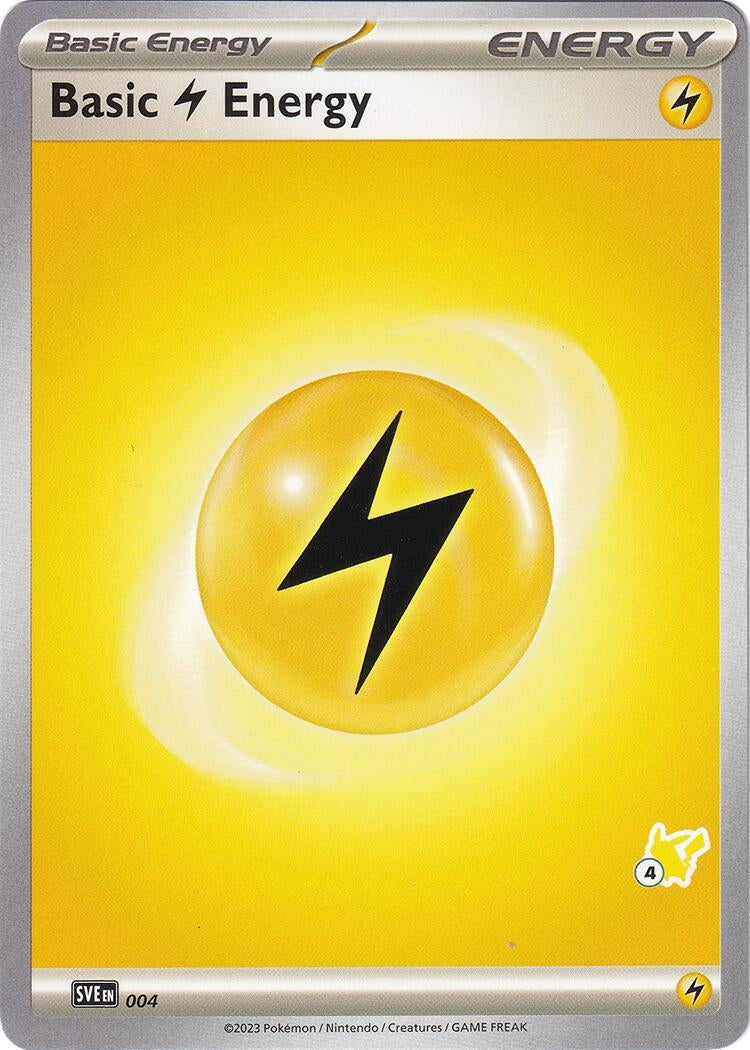 Image for Basic Lightning Energy - Pikachu 4 (004) [Battle Academy 2024] - Pokemon