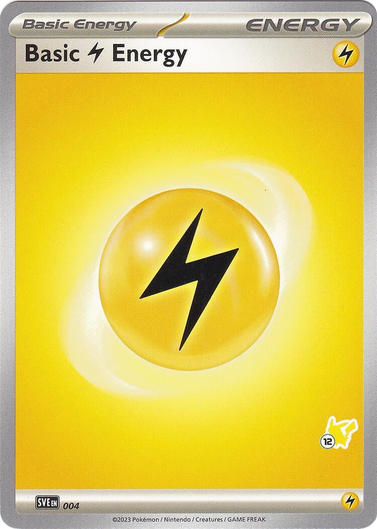 Image for Basic Lightning Energy - Pikachu 12 (004) [Battle Academy 2024] - Pokemon